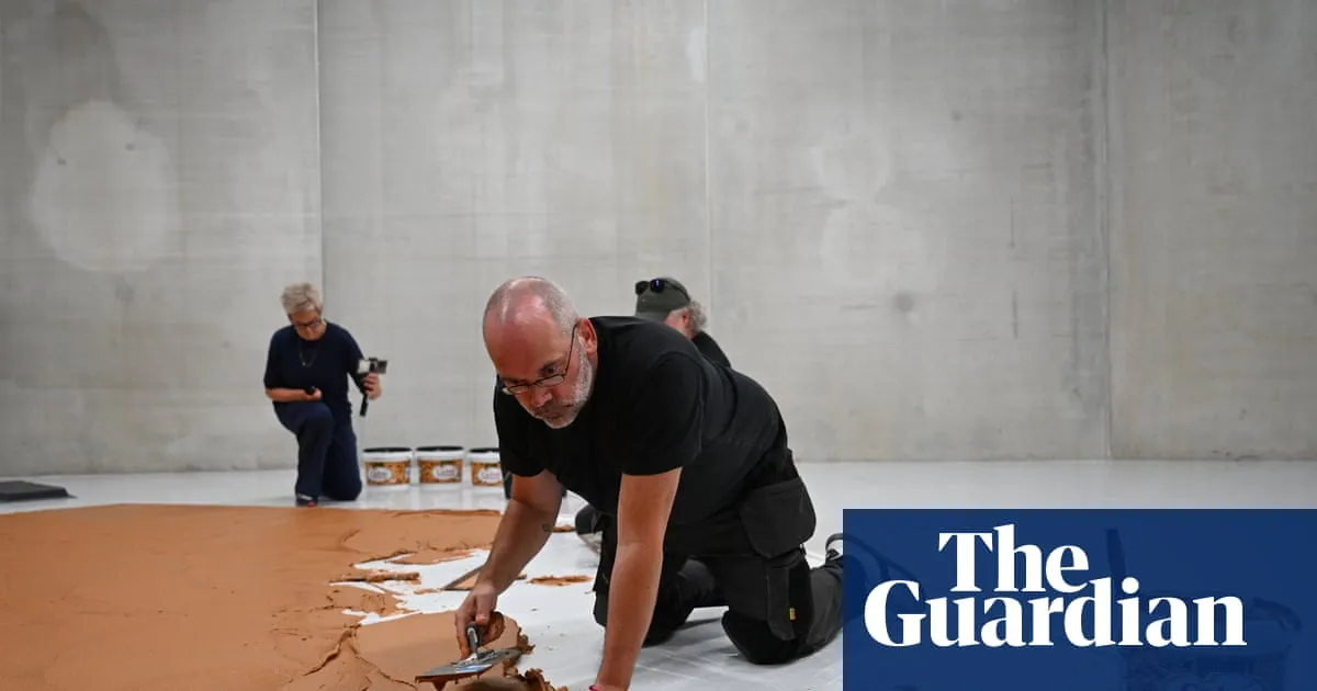 Completely nuts: Dutch gallery covers floor in peanut butter to honour late artist