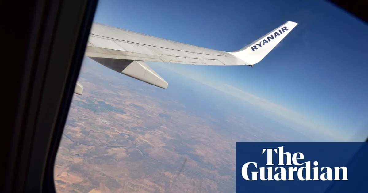 Ryanair passenger almost sucked out of shattered window during flight