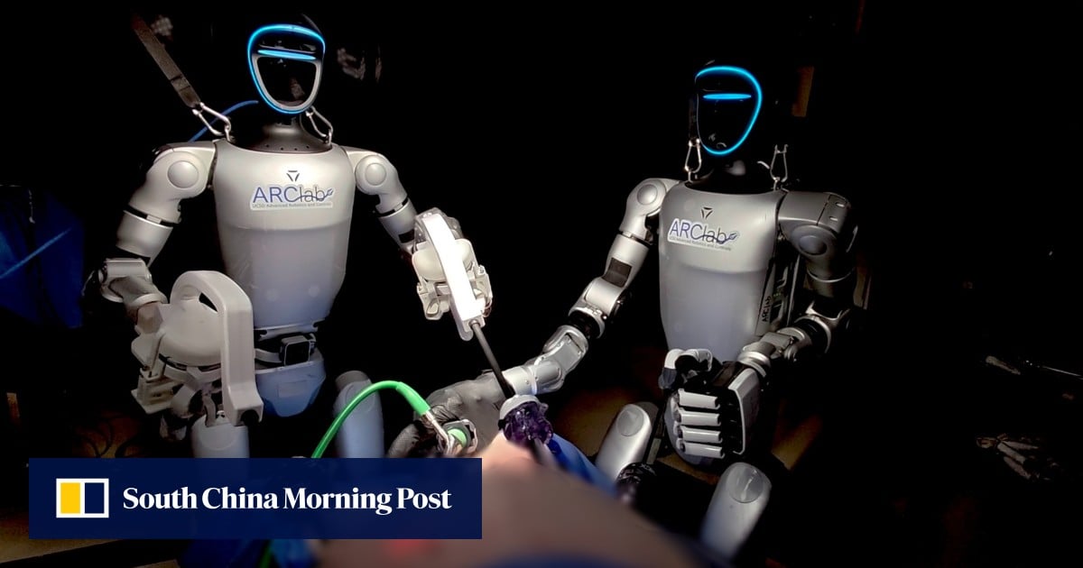 US scientists use Chinese humanoid robot to carry out keyhole surgery and remove organs