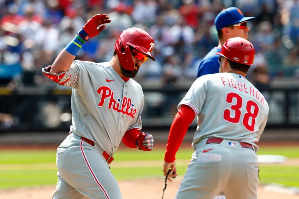 Veteran Phillies slugger Kyle Schwarber joins teammate Bryce Harper in Home Run Derby