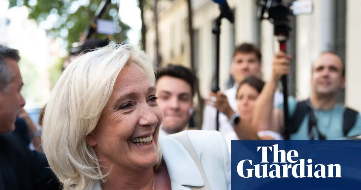 ‘Politicians have always been schemers’: upheld conviction fails to dent Le Pen’s popularity