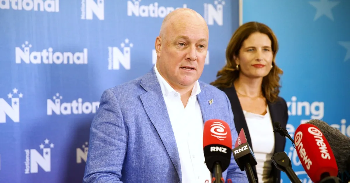 New Zealand PM Christopher Luxon calls national election for November 7
