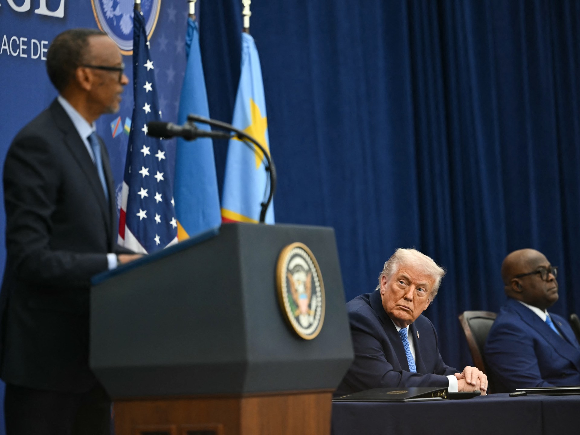 Trump news live: Congo, Rwanda leaders visit White House in push for peace