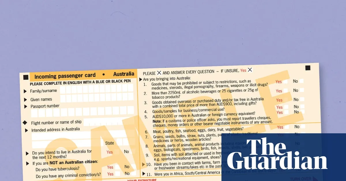 Australia to ditch paper arrrival cards for incoming travellers