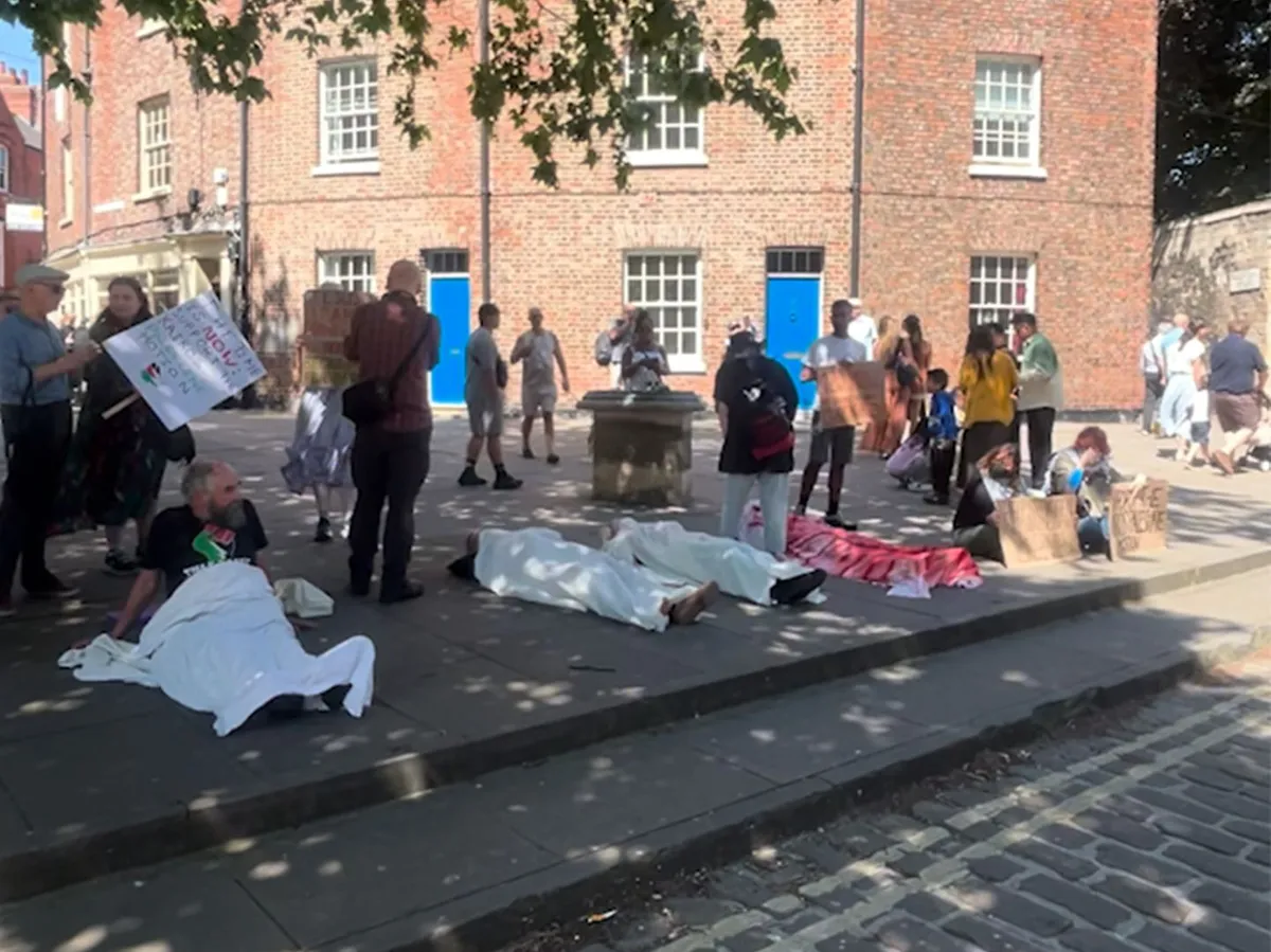 UK Christians protest for Church of England to recognise genocide in Gaza