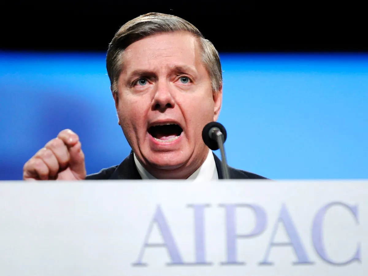 What made US Republican Senator Lindsey Graham a controversial figure