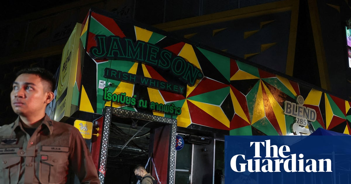 At least 27 killed in blaze at Bangkok pub, Thai officials say