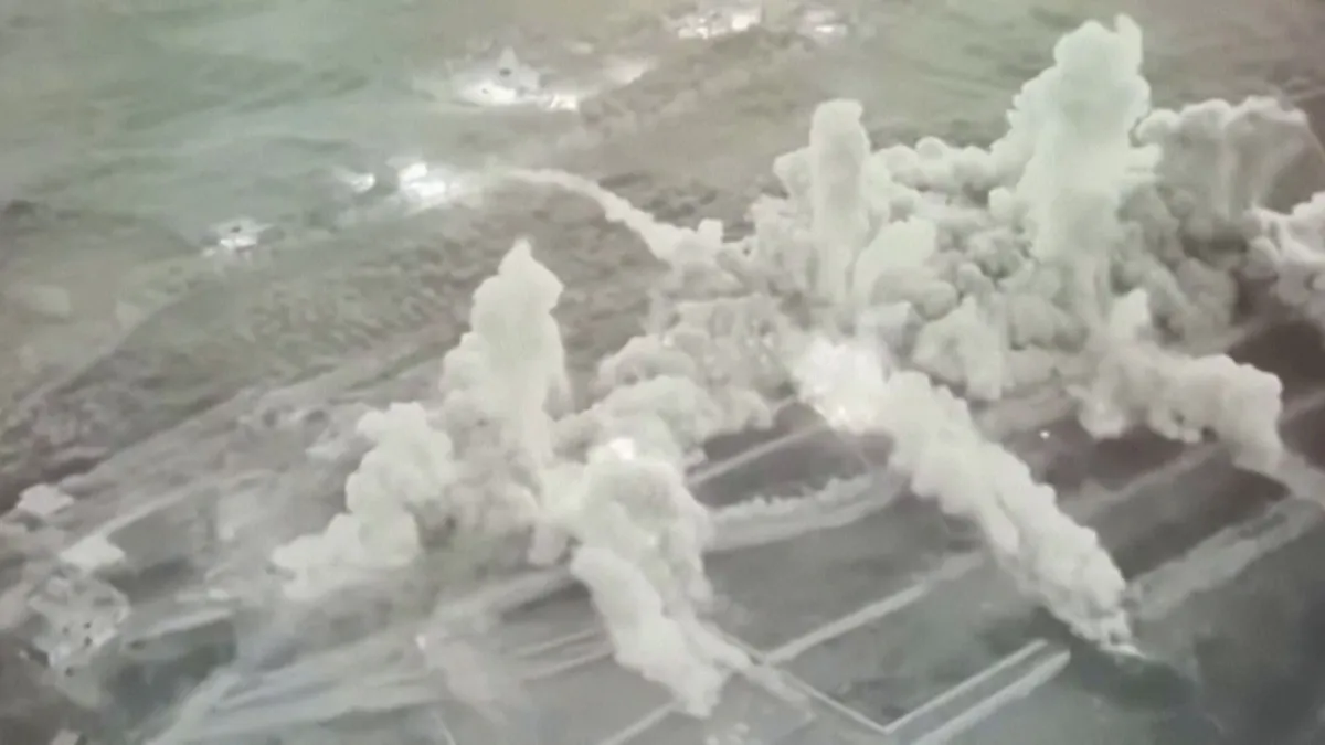 Israel releases video of huge detonations in Lebanon