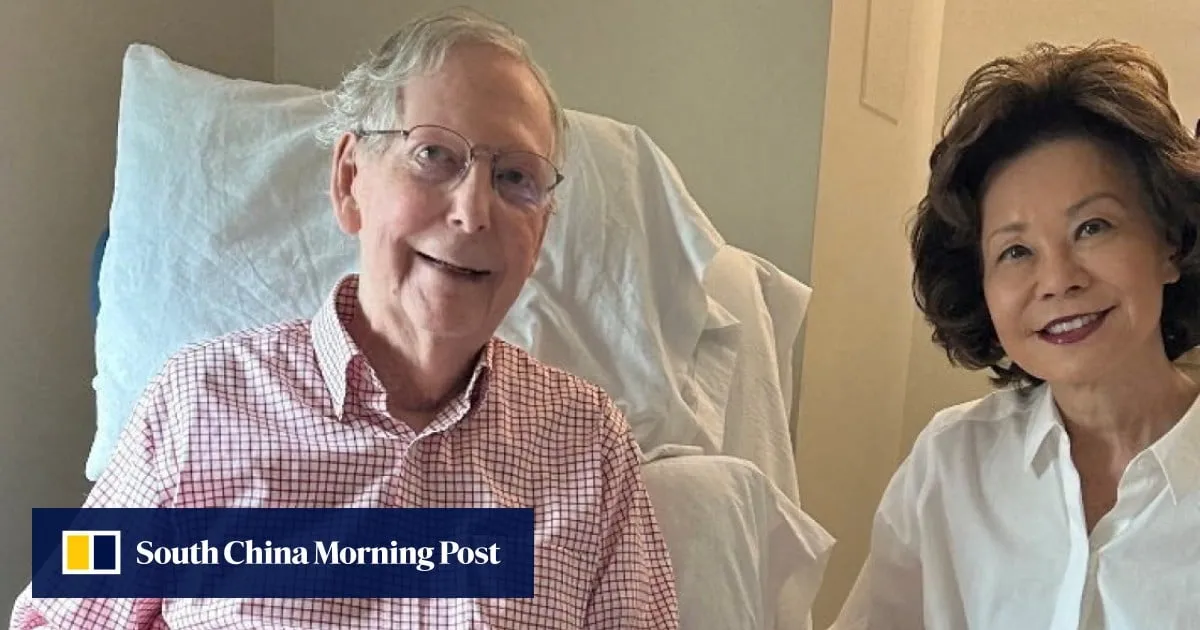 McConnell breaks silence on his health, says a fall led to hospitalisation