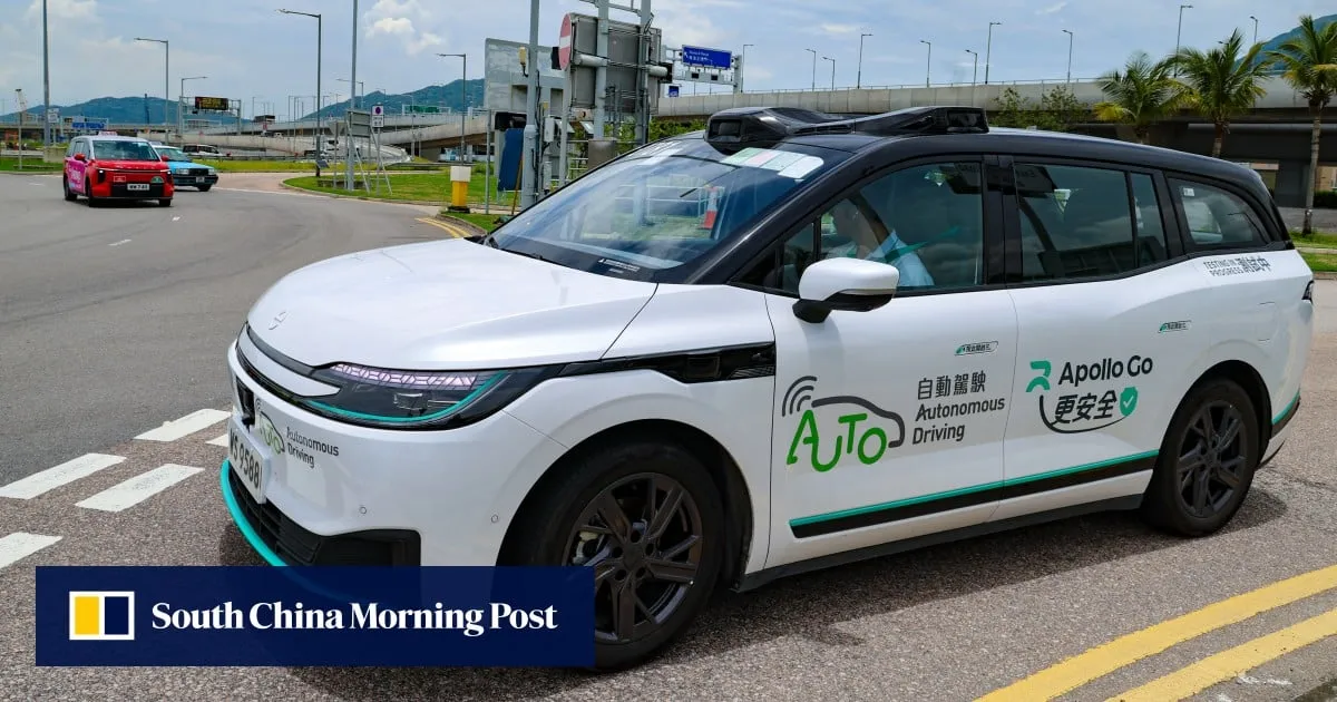 Hong Kong ramps up autonomous vehicle tests as Baidu expands trials in city