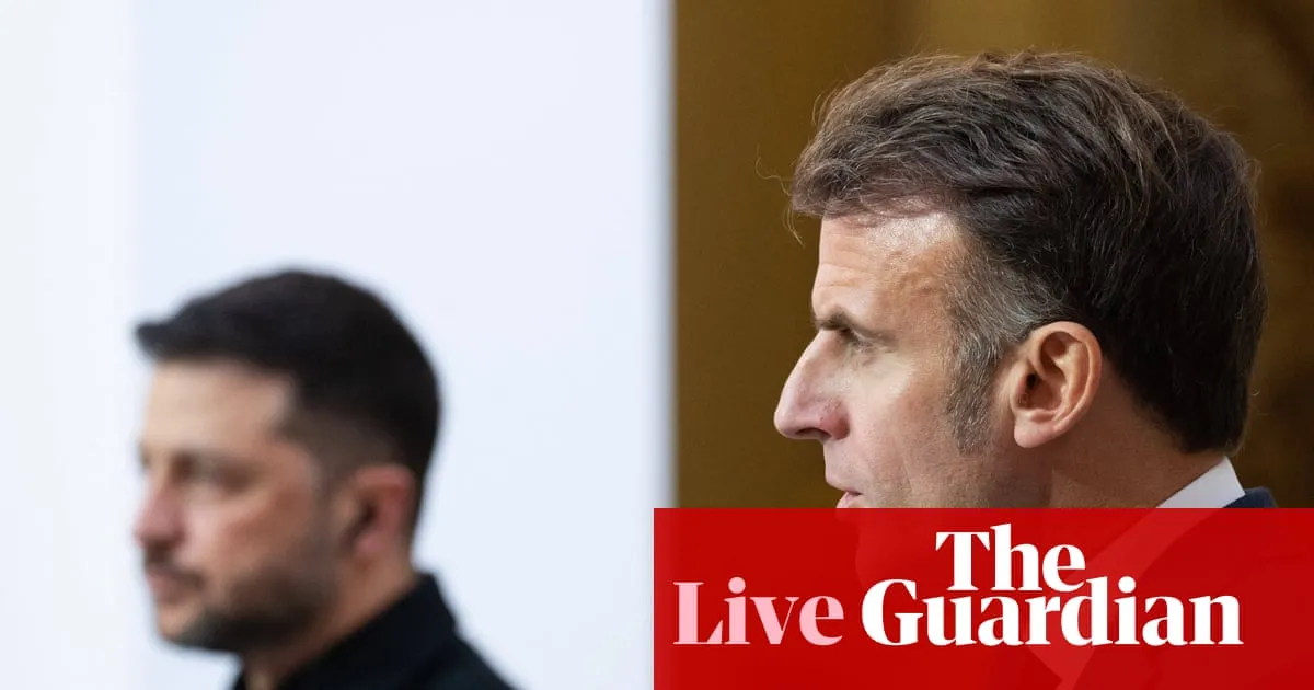 France and Germany summon Russian ambassadors over alleged cyber attacks as Macron hosts leaders for Ukraine talks – Europe live