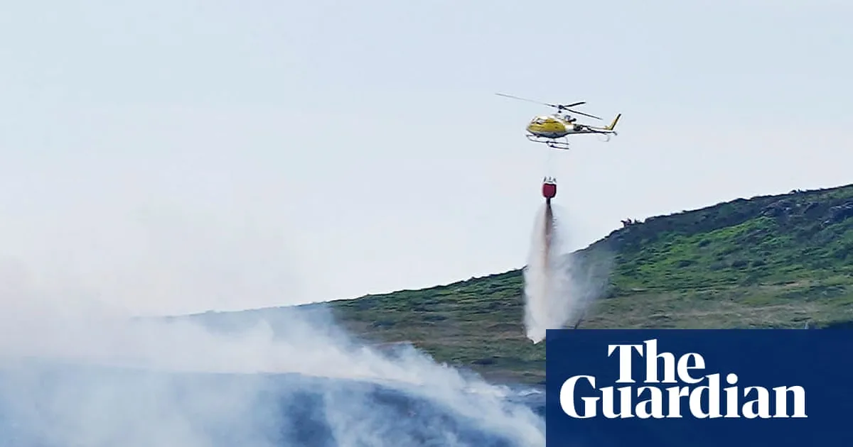 Conwy villagers flee homes as wildfires burn in Wales and England