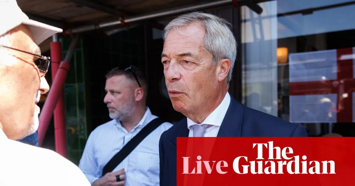 Nigel Farage turned down taxpayer-funded security including bodyguard, car and driver last year – UK politics live