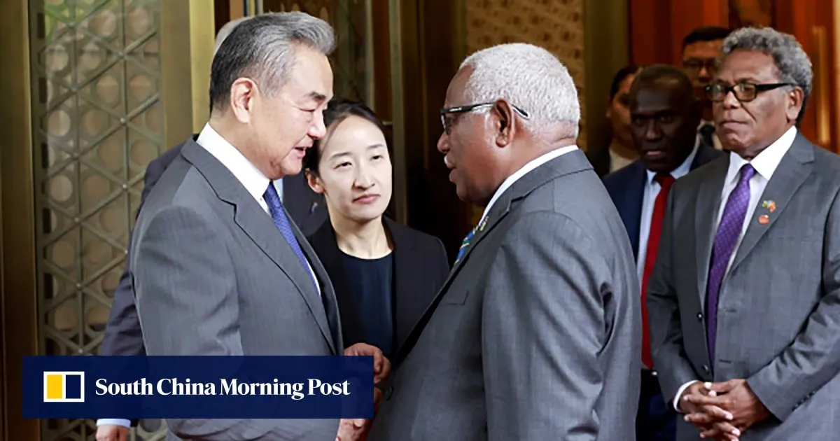 China sends a message to Pacific islands amid their unease over missile test
