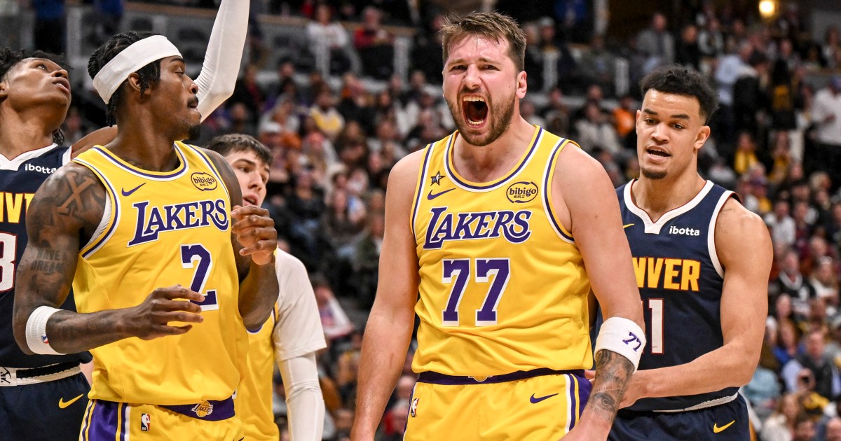 Luka Doncic records triple-double as Lakers rally past Nuggets