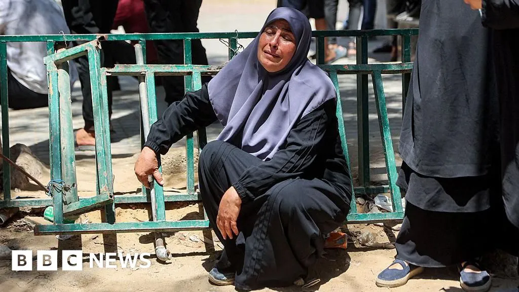 Israeli strike on police post in north Gaza kills seven, officials say