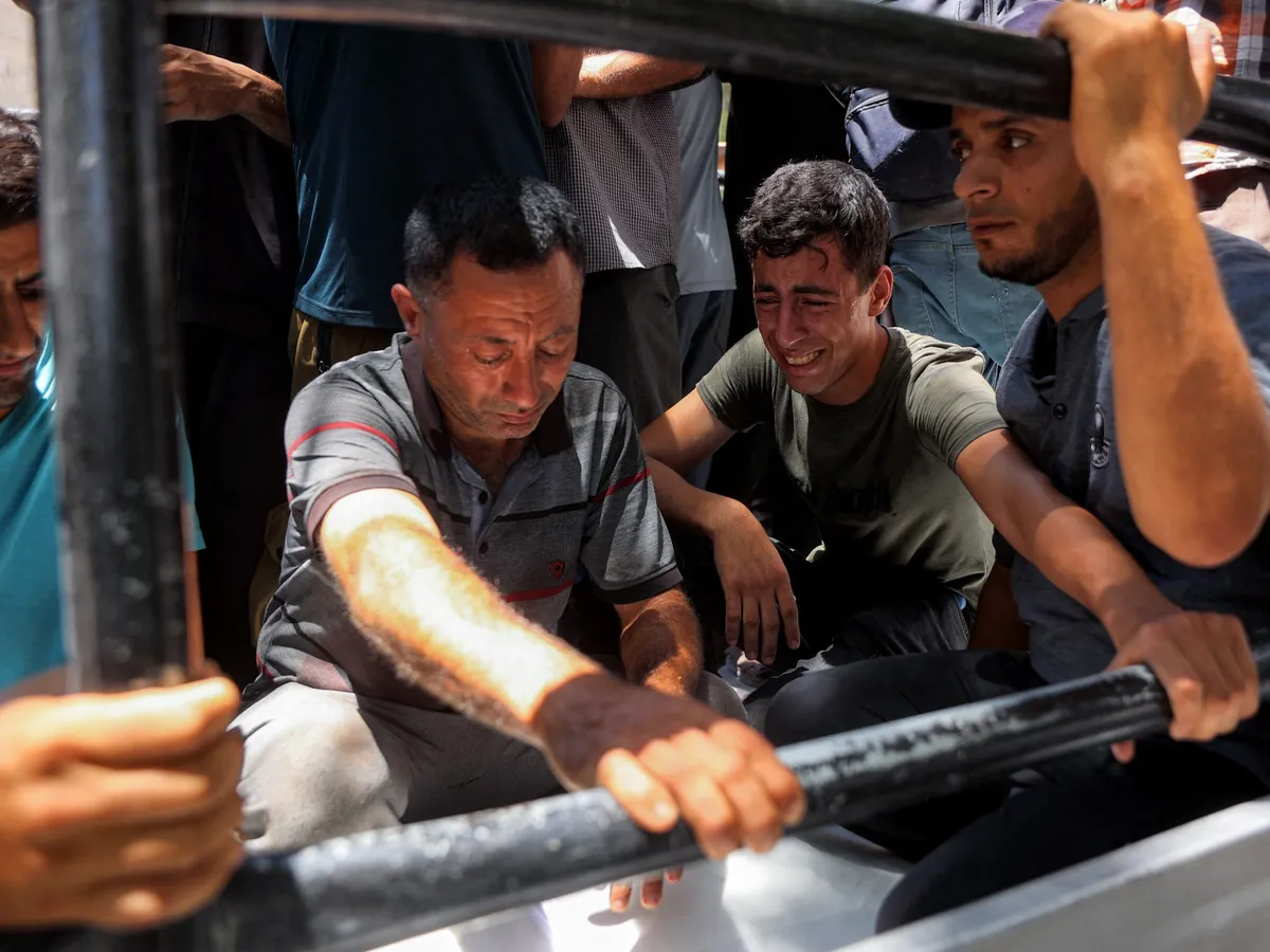 Israeli attack on north Gaza police station kills eight