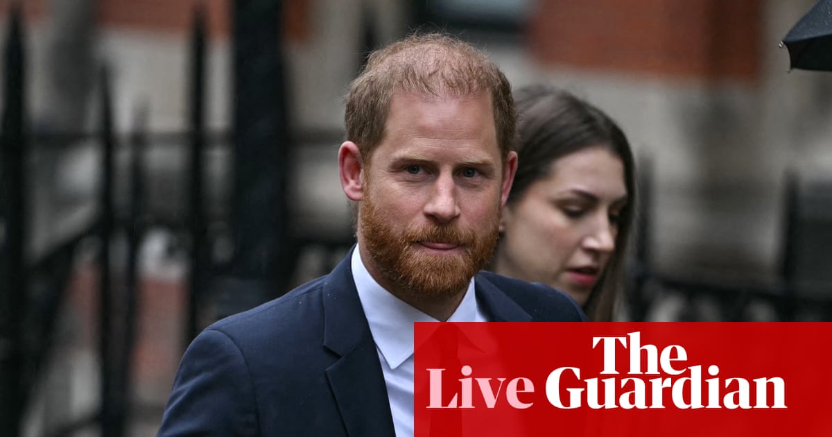 Prince Harry v Daily Mail live: Duke of Sussex to give evidence in court