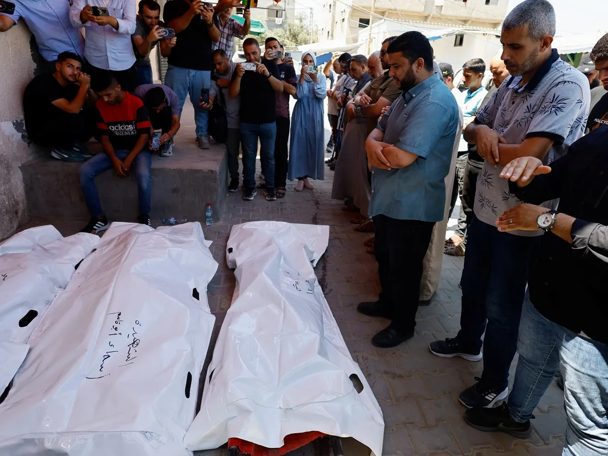 Israeli air attack on Gaza apartment kills family of three