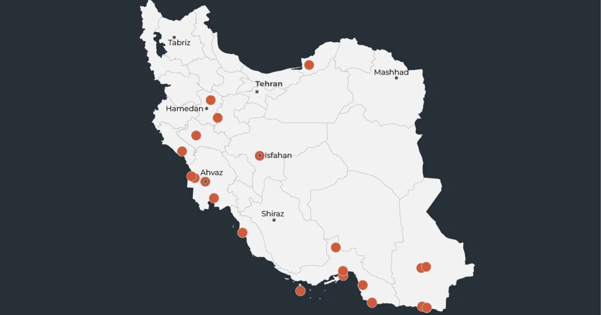 Mapping the latest US strikes across Iran