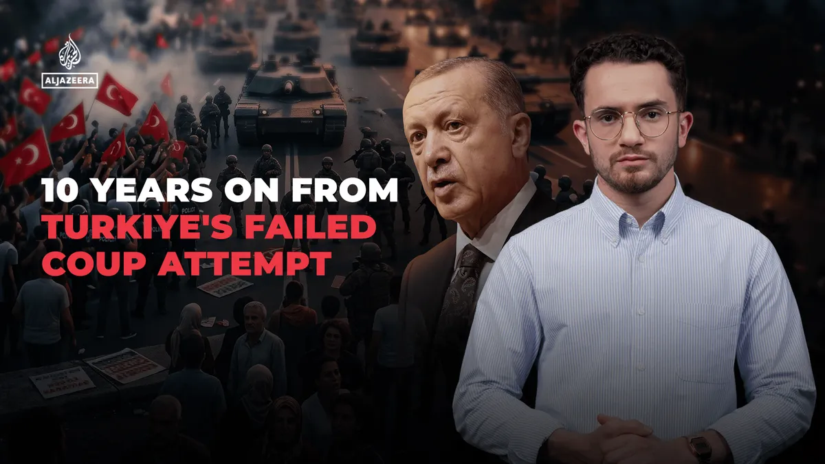 10 years on from Turkiye’s failed coup attempt on Erdogan