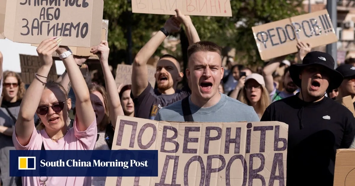 Zelensky faces fury on Ukrainian streets after dropping popular defence minister