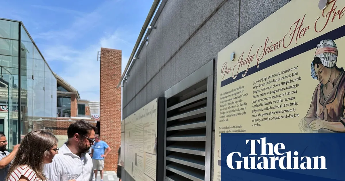 ‘A first step to fascism’: critics denounce Trump administration replacing slavery exhibit at George Washington’s ​home