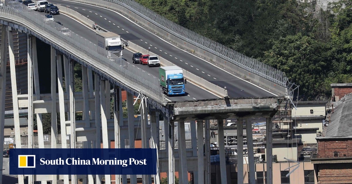 Italian court sentences ex-highway chief to 12 years’ jail over Genoa bridge disaster