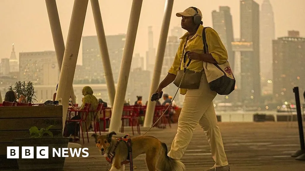 More than 800 Canadian wildfires burning as air quality alerts extend to US