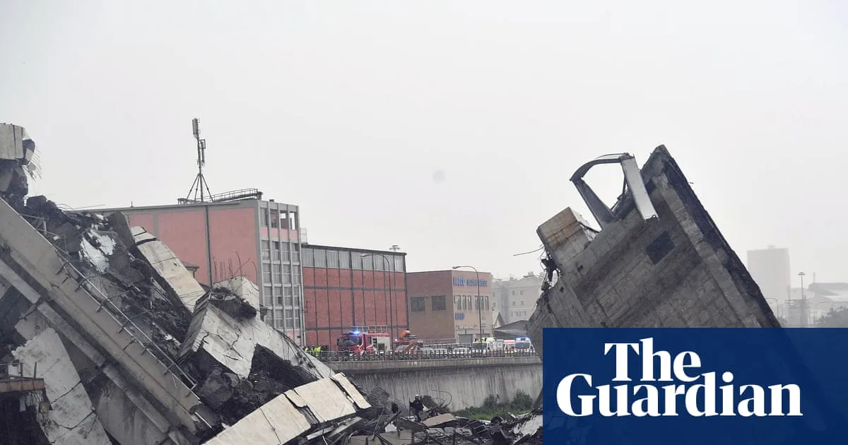 Former boss of Italian motorways sentenced to 12 years over Genoa bridge tragedy