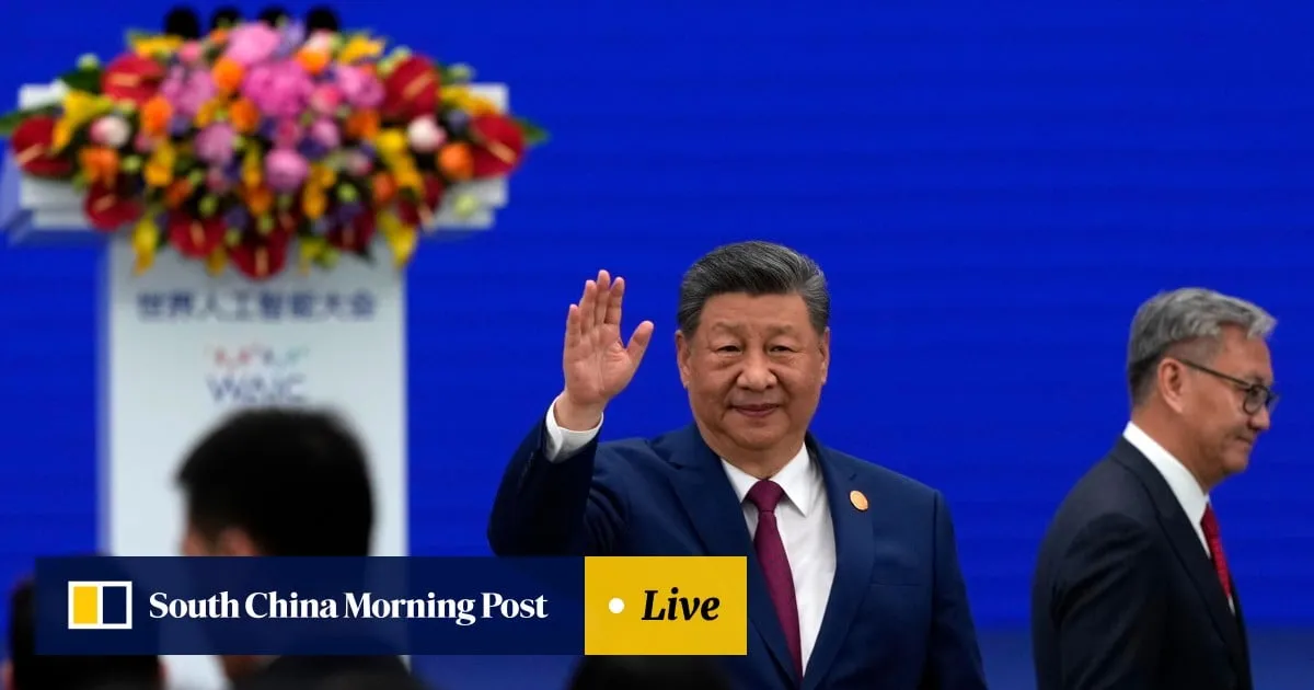 Xi Jinping calls for ‘openness’, opposes ‘one country’ rule in AI – as it happened