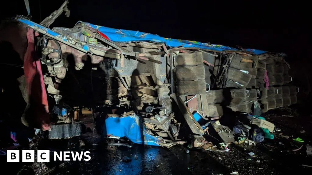 School bus crash kills at least 20 pupils in Uganda