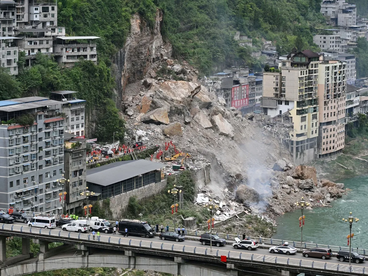 Landslide in southwest China kills eight and leaves 34 missing