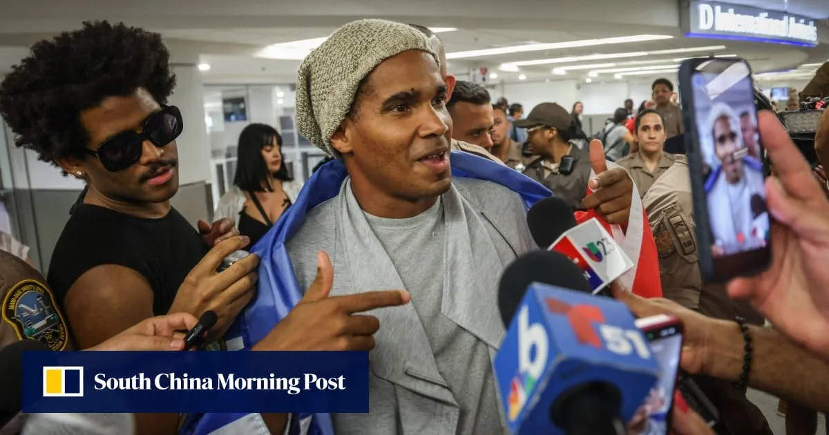 Cuban dissident artist Otero Alcantara lands in US exile