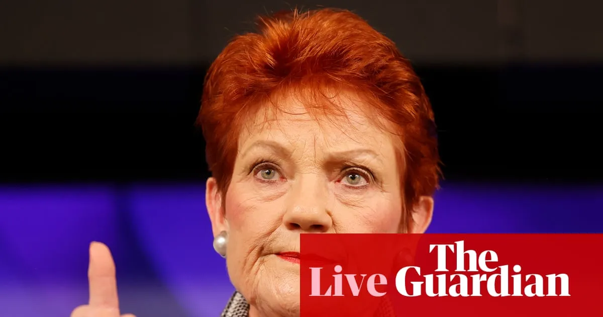 News live: PM says Hanson should not ‘talk Australia down’ overseas; private schools cry poor in new ad campaign