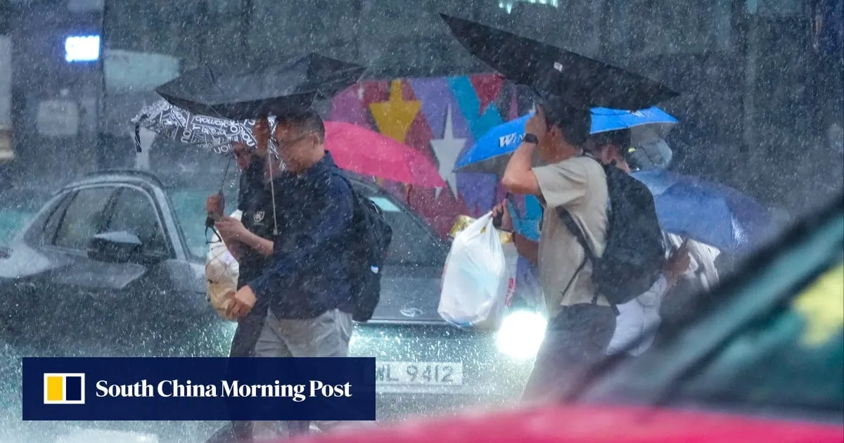 Red rainstorm warning lowered to amber but unsettled weather to persist
