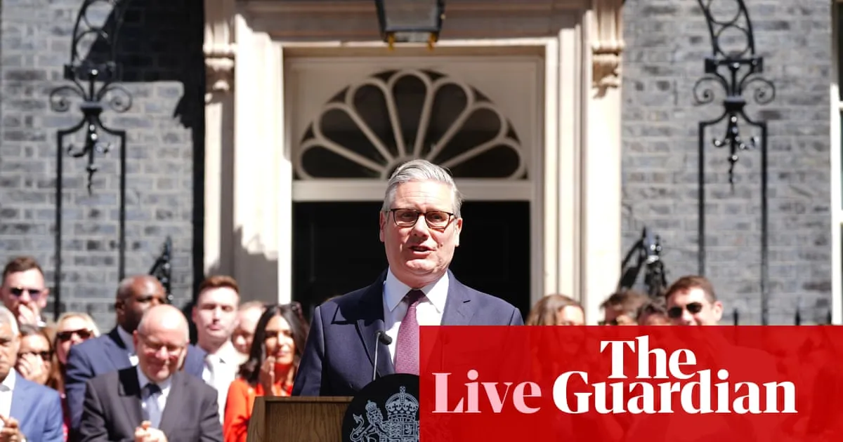 Andy Burnham to become new prime minister and lay out ‘10-year plan’ for the UK in No 10 speech - UK politics live