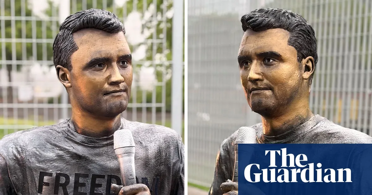 New York sculptor spent $100,000 to make a Charlie Kirk statue no one wants to buy
