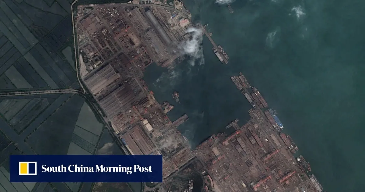 Is China building a bigger support ship for its future Type 004 carrier battle group?