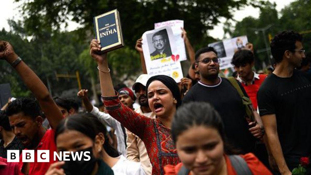 Police block thousands of 'cockroach' protesters marching on India's parliament