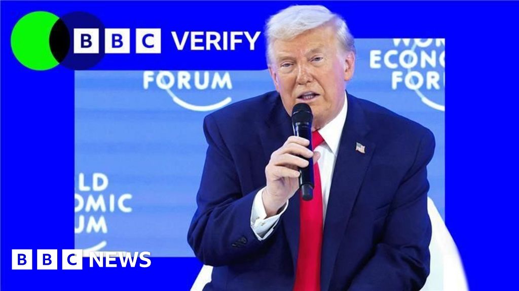 Fact-checking Trump's Davos speech