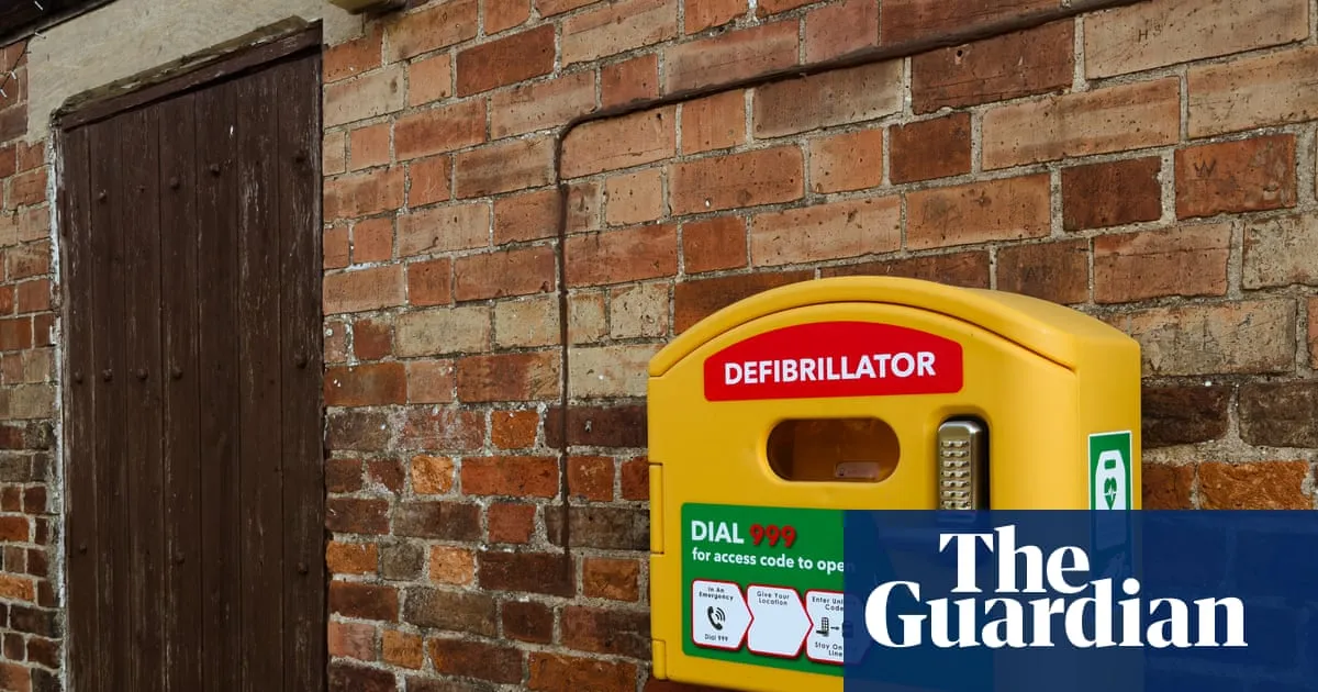 Lack of defibrillators could put 16m at risk of death by cardiac arrest in England and Wales