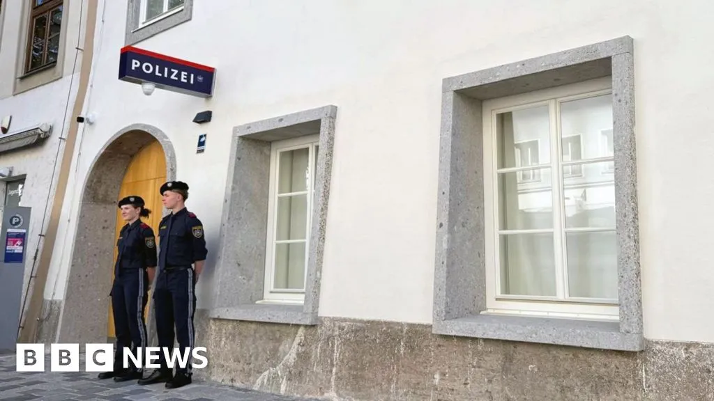 Police station opens at Hitler's birthplace in bid to rid site of Nazi link