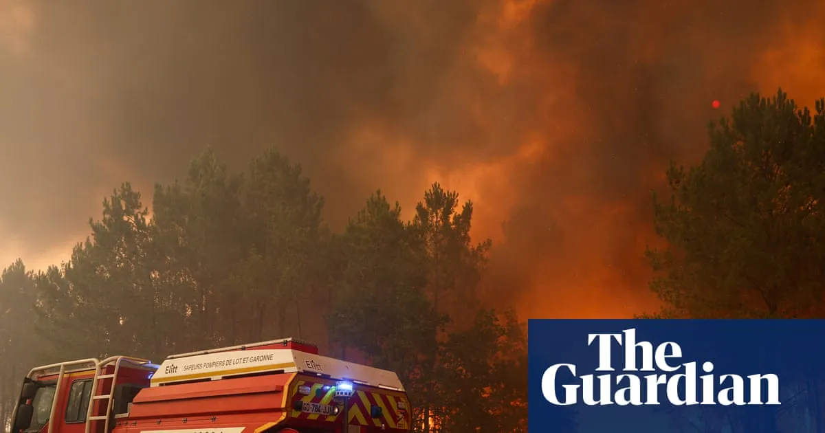 More than 20,000 evacuated after intense wildfire in France