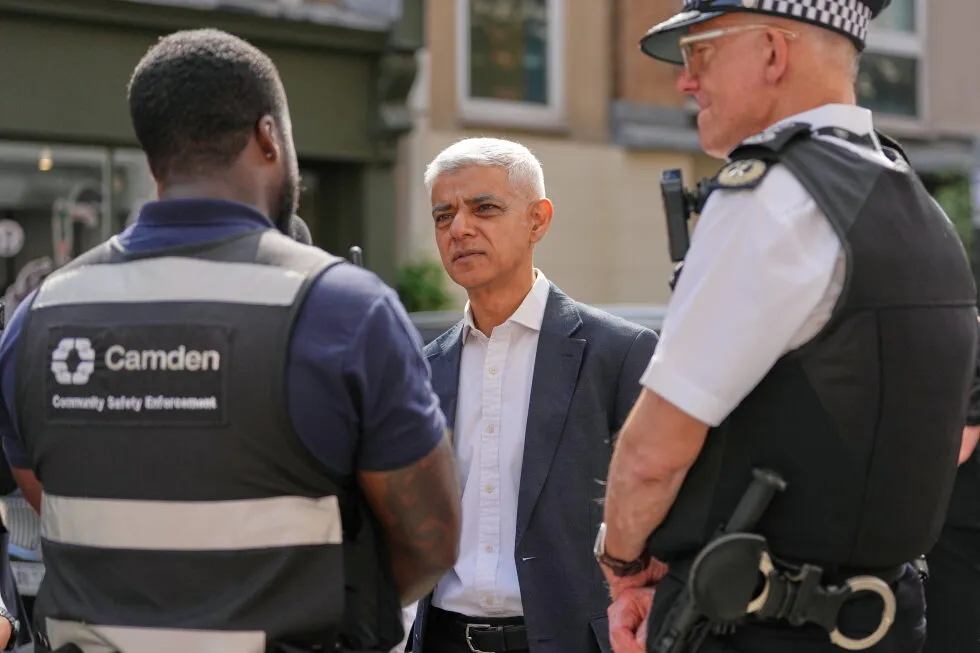 London’s mayor says falling crime shows the city is safe despite alarming online claims