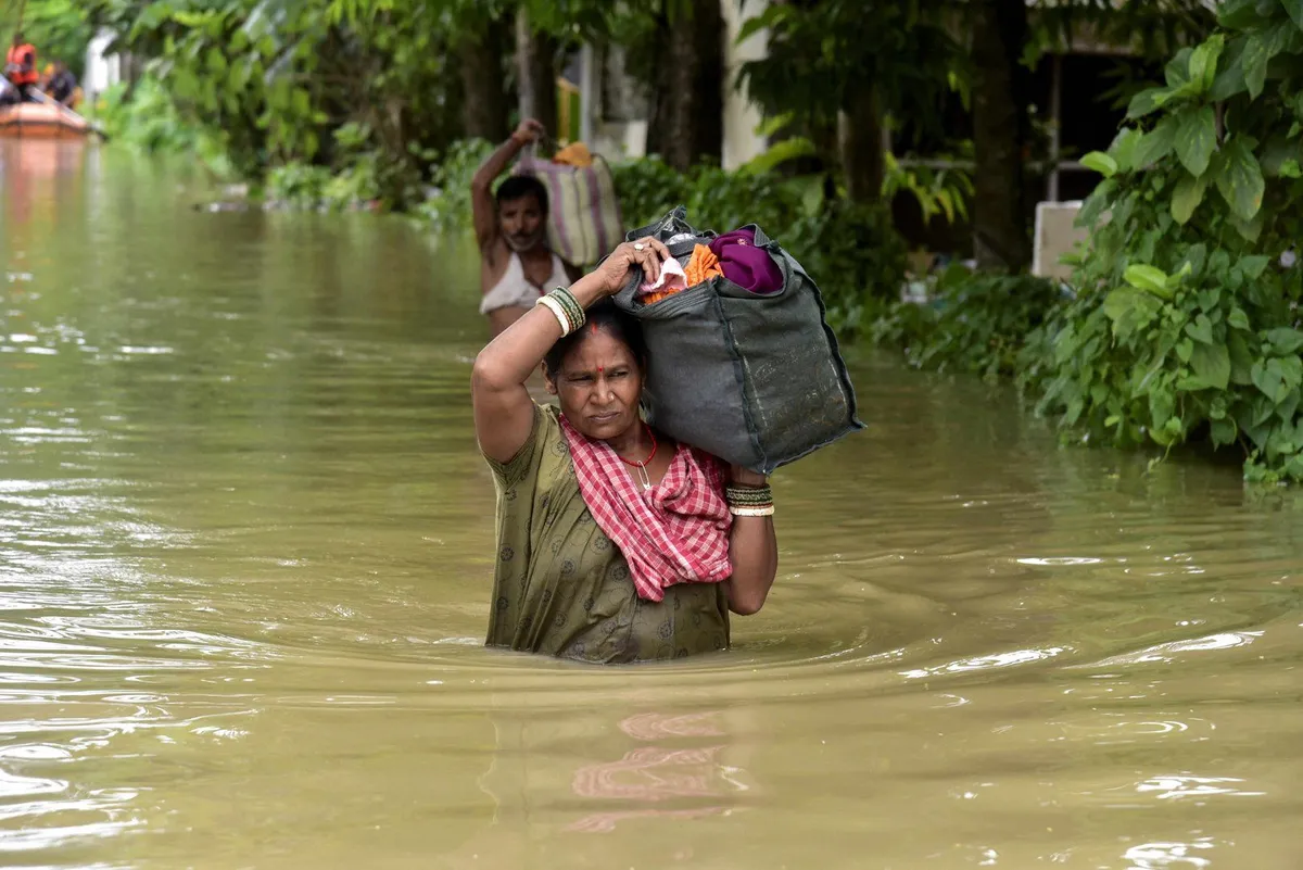Deadly monsoon floods kill at least 40 in India