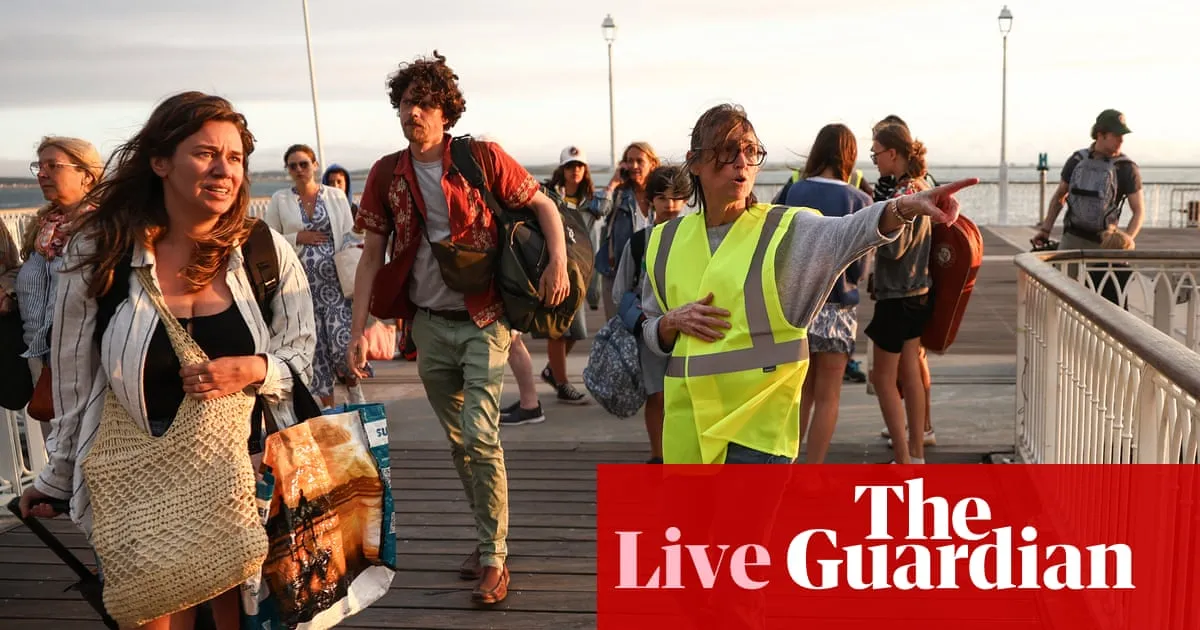 France orders evacuation of Cap Ferret peninsula as wildfire spreads – Europe live