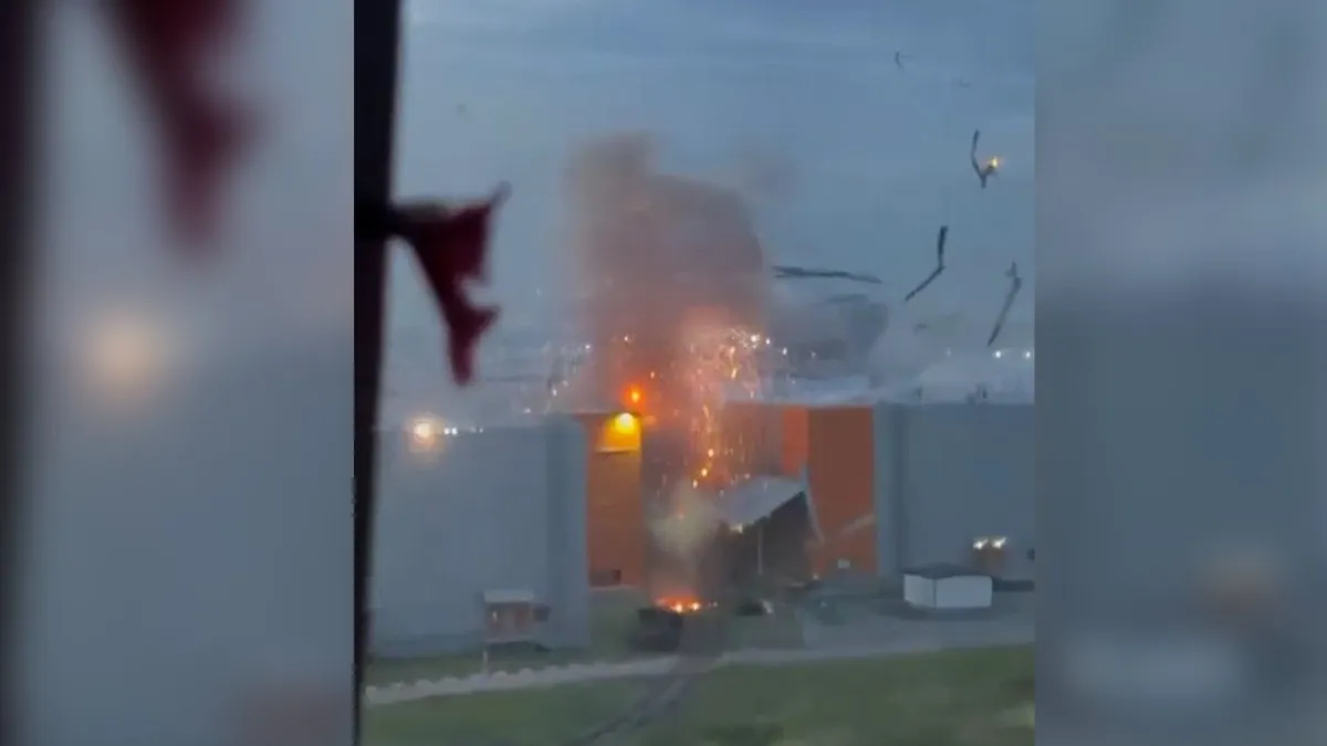 Major fire after Ukrainian strike on St Petersburg warehouse