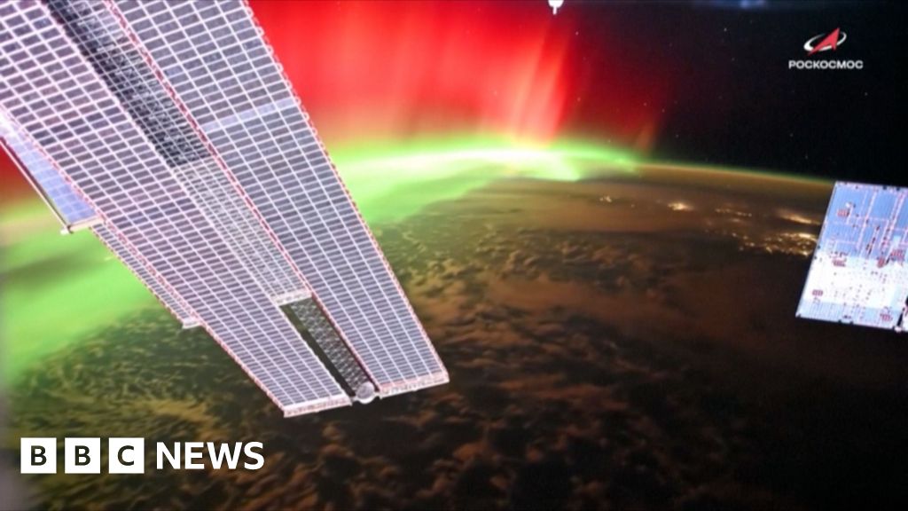 Watch: Russian cosmonaut captures stunning aurora from space