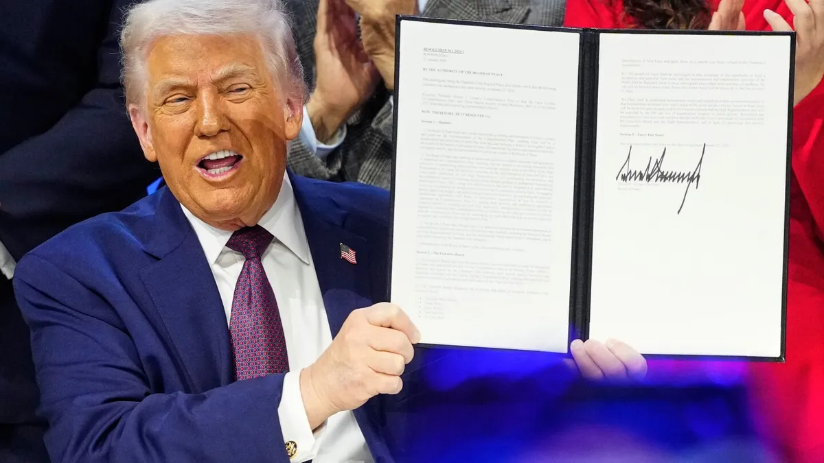 Trump is rolling out his Board of Peace at Davos at a time when US leadership is being questioned